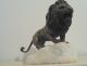 Sculpture Bronze Animal Statue Roaring Lion James Andrey Signed Front Stamped Uncategorized photo 4
