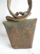 Very Large Antique Bell Bells Livestock Primitive Wrought Iron Security Alert Primitives photo 7