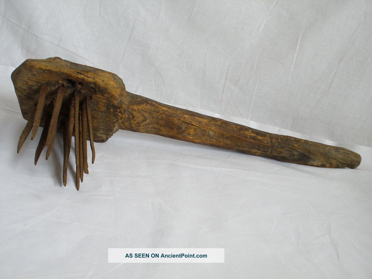 Extremely Rare Ritual Carding Primitive Carding Wool For Ritual Folk Costumes Primitives photo