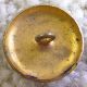 Graceful Antique French Cloissonne Enamel Button 3/4 