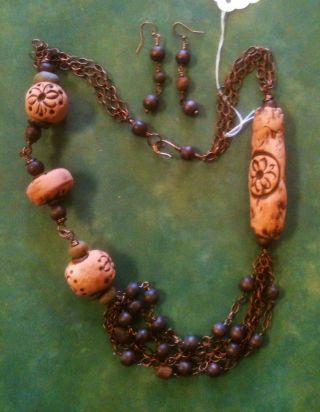Sale Non Pre Columbian African Trade Bead Necklace,  Stones,  Artifact,  Art,  Gem photo