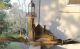 Signed Curtis C Jere Large Lighthouse Dock Sculpture Seagulls Decor Nautical Mcm Mid-Century Modernism photo 1