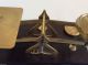Vintage Warranted Accurate England Wood & Brass Scale W Weights Scales photo 5