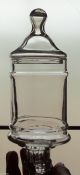 Vintage Clear Drugstore Apothecary Candy Counter Display Jar Bottles & Jars photo 1