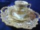 Antique Ridgway Tea & Coffee Cup And Saucer & Cake Plate Split Handle C1820+ Cups & Saucers photo 6