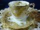 Antique Ridgway Tea & Coffee Cup And Saucer & Cake Plate Split Handle C1820+ Cups & Saucers photo 8