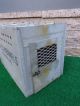 Industrial Machine Age Vtg Metal Dog Crate Carrier Bon - Ju Kennels Fenton Mo Other photo 2
