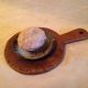 Crystal And Brass Repurposed Candy Dish Sugar Bowl Candle Holder Folk Art Primitives photo 2