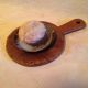 Crystal And Brass Repurposed Candy Dish Sugar Bowl Candle Holder Folk Art Primitives photo 3