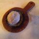 Crystal And Brass Repurposed Candy Dish Sugar Bowl Candle Holder Folk Art Primitives photo 4