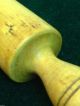 Early Primitive Wood One Piece English Rolling Pin Primitives photo 4
