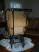 Whitney Carraige Co.  Antique Victorian Wicker Doll Coach / Buggy - Baby Carriages & Buggies photo 1