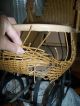 Whitney Carraige Co.  Antique Victorian Wicker Doll Coach / Buggy - Baby Carriages & Buggies photo 6