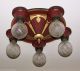 { Beautiful} Vintage 20 - 30 ' S Ceiling Light Lamp Fixture Polychrome 5 Lights Chandeliers, Fixtures, Sconces photo 2