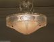 ({stunning}) C.  40 ' S Vintage Art Deco Ceiling Light Lamp Chandelier Re - Wired Chandeliers, Fixtures, Sconces photo 5