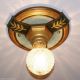 {{ Beautiful}} Vintage 20 - 30 ' S Ceiling Light Lamp Fixture Polychrome Chandeliers, Fixtures, Sconces photo 2