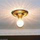 {{ Beautiful}} Vintage 20 - 30 ' S Ceiling Light Lamp Fixture Polychrome Chandeliers, Fixtures, Sconces photo 4