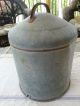Primitive Galvanized Metal Chicken Farm Feeder Top Lid Cover Light Fixture Neat Primitives photo 2