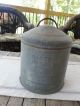 Primitive Galvanized Metal Chicken Farm Feeder Top Lid Cover Light Fixture Neat Primitives photo 3