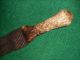 Vintage Nzombo Lobale Status Knife Warrior Pre - 1920 Iron African Weapon Currency Other photo 6