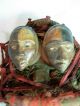 Bakongo Witch Doctor Mask W /spirit Guides,  Congo/ Santeria/ Eggun/ Palo Mayombe Masks photo 5