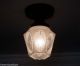 ((rare)) ) Vintage ( (porch))  Ceiling Lamp Light Glass Shade Fixture 2 Avail. Chandeliers, Fixtures, Sconces photo 2