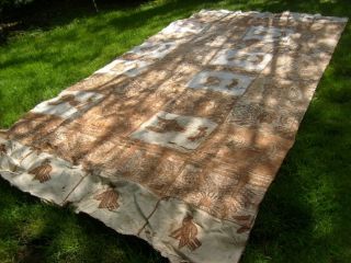 Ceremonial Tapa Cloth (bark Cloth) Extra Large 6 ' X 13 ' photo