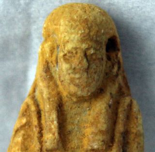Ancient Egyptian Faience Shabti Amulet Undated (46mm) photo