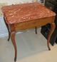 Antique French Provincial Occasional Table W Rouge Marble Top Nr Pre-1800 photo 3
