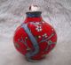 Collection Of Old Enamel Painting The Red Plum Blossom,  Snuff Bottle Snuff Bottles photo 1