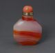 Chinese Rouge Colored Handwork Peking Glass Snuff Bottle - Jr10570 Snuff Bottles photo 2