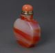 Chinese Rouge Colored Handwork Peking Glass Snuff Bottle - Jr10570 Snuff Bottles photo 3