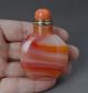 Chinese Rouge Colored Handwork Peking Glass Snuff Bottle - Jr10570 Snuff Bottles photo 7