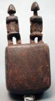 Dogon Couple African Ancestral Wood Box Container Statue Figure Mali Ethnix Other photo 3