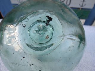 (1203) 7.  08 Rare Russian Glass Net Float Ball Buoy Bouy photo