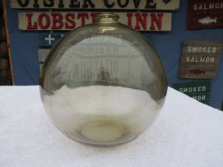 6 Inch Gold Swirled Northwest Glass Company Glass Float Ball Nw2 (1125) photo