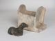 Two Ancient - Antique Chinese Han - Tang Dynasty Pottery Pieces/ Lamb & Basket Sheep photo 1