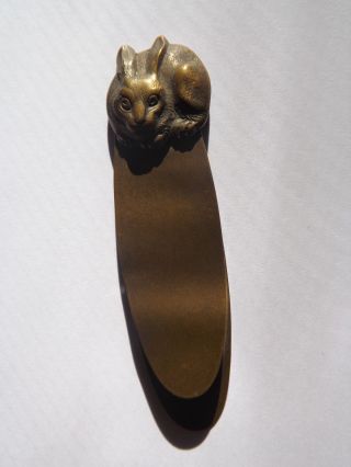 Rare 18th - 19th Century Chinese Paper Clip In The Form Of A Hare photo