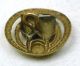 Antique Pierced Brass Button Twin Tassel Design Buttons photo 1
