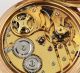 Swiss Minute Repeater 585.  Gold Hunter Pocket Watch 1890 Taschenuhr Montre Coq Engineering photo 8