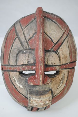 Authentic Antic Masque Songye Kifwebe African Tribal Art Mask Female Congo photo