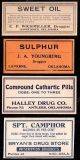 15 Authentic Antique Oklahoma Drugstore Pharmacy Medicine Bottle Labels Other photo 3