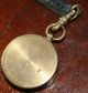 Vintage German Brass Compass With Leather Buttonhole Strap. Other photo 3