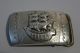 Rare.  Japanese.  Sterling Silver.  Belt Buckle.  Signature. Miniatures photo 2