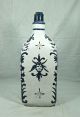 Antique Faience Majolica Apothecary Wine Bottle Jug Coat Of Arms Rama Italy 20 