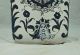 Antique Faience Majolica Apothecary Wine Bottle Jug Coat Of Arms Rama Italy 20 