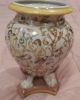 Rare Vintage Antique Asian China 3 Legs Vase Cherubs Angels 9.  7 