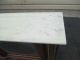 53067 Marble Top Credenza Curio W/ Etched Glass Door Post-1950 photo 2
