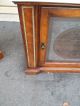 53067 Marble Top Credenza Curio W/ Etched Glass Door Post-1950 photo 6