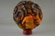 Old Handwork Amber Carve Lifelike Chinese 12 Zodiac Good Lucky Statue & Shelf Other photo 1